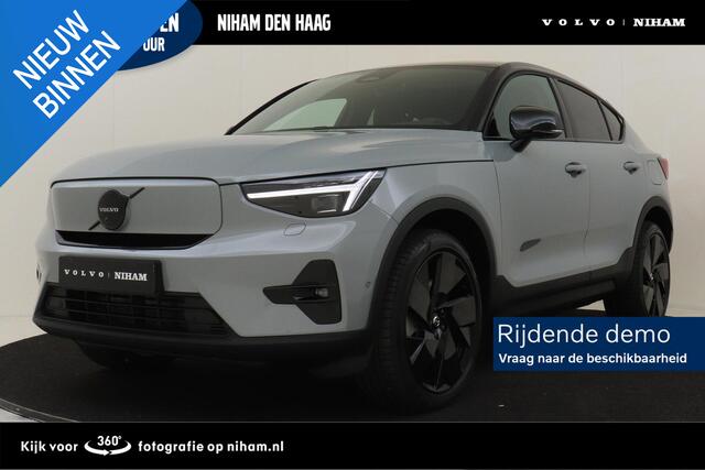 Volvo EC40 TWIN MOTOR ULTRA BLACK EDITION EUROPA 82 kWh *FULL OPTIONS!* -PANO.DAK|HARMAN/KARDON|360°CAM|LIGHTING|POWER-SEATS|PRIVACY.GLAS|20"|SoH:100%