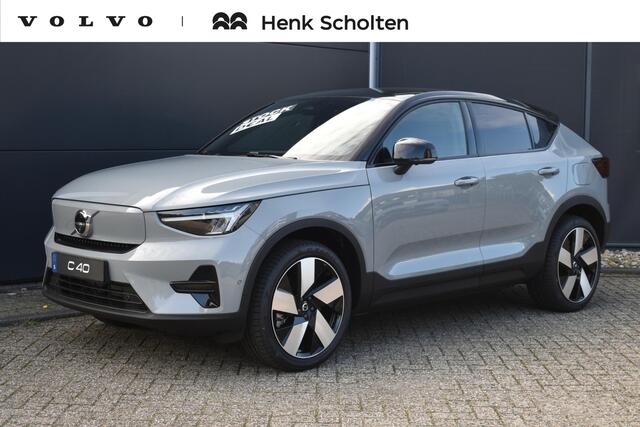 Volvo EC40 Single Motor Extended Range Ultra Europa 82 kWh | Panoramadak | 20 inch Lichtmetalen Velgen | 360 graden Camera | BLIS | Adaptieve Cruise Control | Keyless | Extra Getint Glas | Google Navigatie | Apple Carplay | Nubuck Interieur | Elektrisch verstelbare voorstoelen | Stoel-/Stuurwielverwarming | Warmtepomp |
