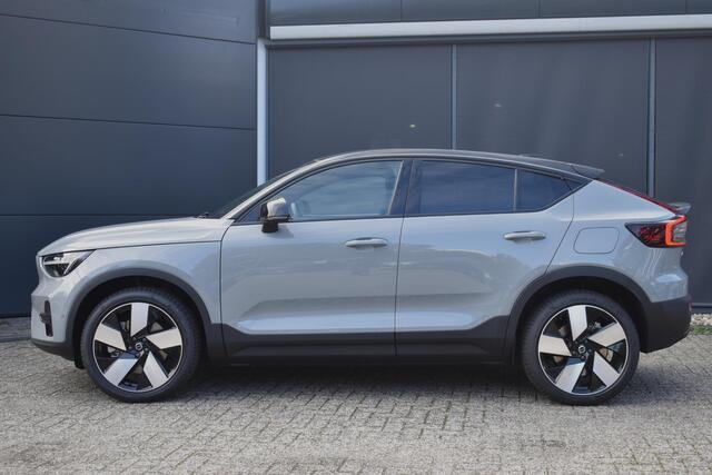 Volvo EC40 Single Motor Extended Range Ultra Europa 82 kWh | Panoramadak | 20 inch Lichtmetalen Velgen | 360 graden Camera | BLIS | Adaptieve Cruise Control | Keyless | Extra Getint Glas | Google Navigatie | Apple Carplay | Nubuck Interieur | Elektrisch verstelbare voorstoelen | Stoel-/Stuurwielverwarming | Warmtepomp |