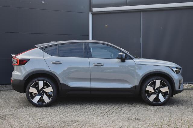 Volvo EC40 Single Motor Extended Range Ultra Europa 82 kWh | Panoramadak | 20 inch Lichtmetalen Velgen | 360 graden Camera | BLIS | Adaptieve Cruise Control | Keyless | Extra Getint Glas | Google Navigatie | Apple Carplay | Nubuck Interieur | Elektrisch verstelbare voorstoelen | Stoel-/Stuurwielverwarming | Warmtepomp |