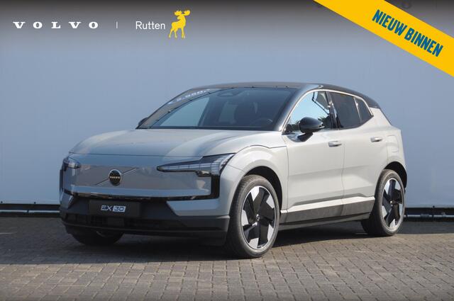 Volvo EX30 Single Motor 272PK Automaat Extended Range Plus : Adaptieve cruise control / SEPP-Subsidie / BLIS / Parkeersensoren met camera / Elektrische achterklep / 19" velgen / getint glas / Stoel en stuurwielverwarming / Google infotainment / Keyless entry