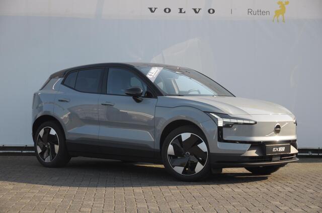 Volvo EX30 Single Motor 272PK Automaat Extended Range Plus : Adaptieve cruise control / SEPP-Subsidie / BLIS / Parkeersensoren met camera / Elektrische achterklep / 19" velgen / getint glas / Stoel en stuurwielverwarming / Google infotainment / Keyless entry