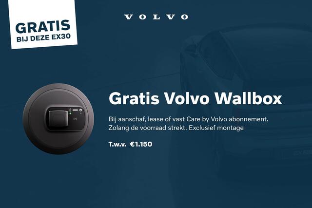 Volvo EX30 Single Motor Extended Range Plus 69 kWh | Direct Beschikbaar | Stoelverwarming | 20" Lichtmetalen Wielen | Harman Kardon Premium Audio | Keyless Entry | Achteruitrijcamera | Parkeersensoren V+A |