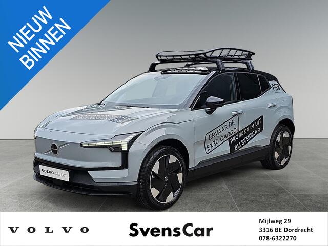 Volvo EX30 Single Motor Extended Range Plus 69 kWh | Cargo | Imperiaal | EUR 36070 ex. BTW|Extra getint glas | Trekhaak |
