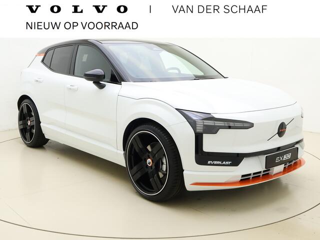 Volvo EX30 EVERLAST - Extended Range Plus 69 kWh / 21'' Duo spoke satin black / Eibach Verlagingsset / Getint glas / Stoel + Stuurwiel Verwarming