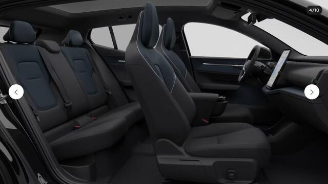 Volvo EX30 Single Motor Ext Range Ultra Black Ed Euro 69 kWh | Google | Long Range | 360 Camera | DAB | Stoel-/Stuurverwarming | Getint Glas | Keyless | Adaptieve Cruise Control | Sfeerverlichting | Elek. Achterklep | 20" LM