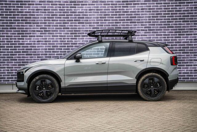 Volvo EX30 Cross Country Twin Motor Performance Ultra 69 kWh | Google | Long Range | 4x4 | Adaptieve Cruise | Stoel-/Stuurverwarming | Keyless | 360 Camera | Panoramadak | Elektr. Stoelen | Harman Kardon Audio | Elek. Achterklep | Getint Glas