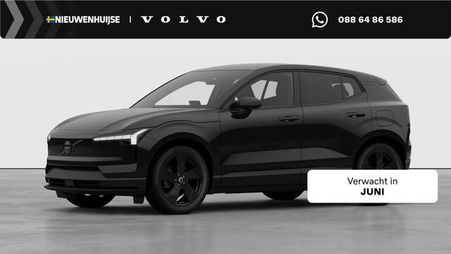 Volvo EX30 P5 Long Range Plus Black Edition Europa 69 kWh Power Seats | Stuur & Stoelverwarming | Harman Kardon Audio | Digital Key | Parkeercamera | Adaptive Cruise Control | BLIS | Elektrische Achterklep | Google |
