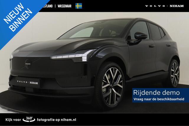 Volvo EX30 TWIN MOTOR PERF. ULTRA BLACK EDITION EUROPA 69 kWh -PANO.DAK|HARMAN/KARDON|360°CAM|AUT.INPARKEREN|POWER-SEATS|BLIS|20"|PRIVACY.GLAS