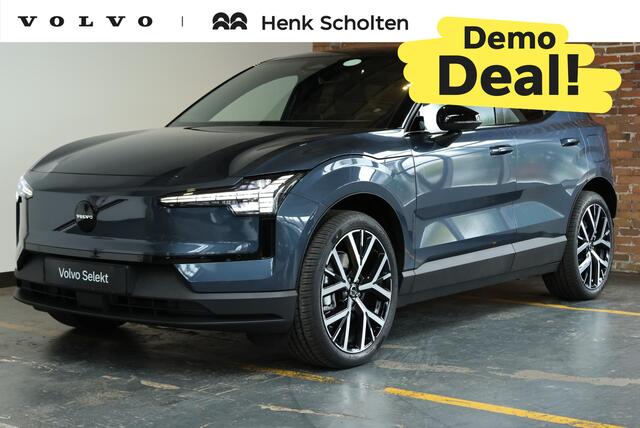 Volvo EX30 P5 Long Range Plus Black Edition Europa 69 kWh | 20" Y-Spaaks Wielen | Elektrisch Verstelbare Voorstoelen | Stoel/Stuurverwarming | Extra Getint Glas | Harman Kardon Premium Audio | Phone as Key |