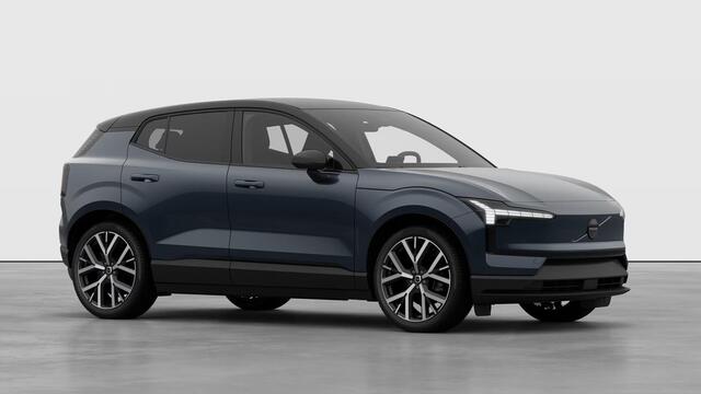 Volvo EX30 P5 Long Range Plus Black Edition Europa 69 kWh | Harman Kardon Audio | 20" | Adaptieve Cruise Control | BLIS | Stoel-/Stuurverwarming | Keyless | Elektrisch Verstelbare Voorstoelen | Indigo Interieur |