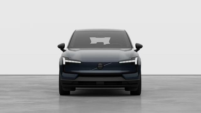 Volvo EX30 P5 Long Range Plus Black Edition Europa 69 kWh | Harman Kardon Audio | 20" | Adaptieve Cruise Control | BLIS | Stoel-/Stuurverwarming | Keyless | Elektrisch Verstelbare Voorstoelen | Indigo Interieur |