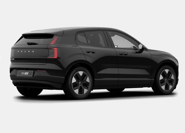 Volvo EX30 P5 Long Range Plus Europa 69 kWh | Google | Black interieur | Adaptieve Cruise Control | Keyless | Stoel-/Stuurverwarming | Getint Glas | DAB | Draadloos Opladen Telefoon | Elek. Stoelen | Camera | LED Koplampen | Sfeerverlichting | Dodehoekdetectie | Park Assist | 18" LM