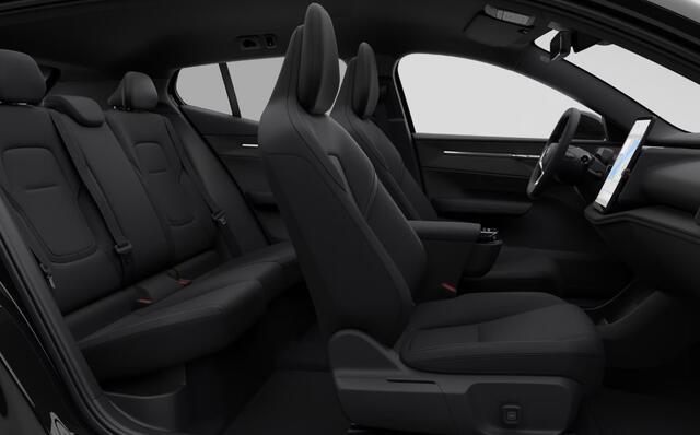 Volvo EX30 P5 Long Range Plus Europa 69 kWh | Google | Black interieur | Adaptieve Cruise Control | Keyless | Stoel-/Stuurverwarming | Getint Glas | DAB | Draadloos Opladen Telefoon | Elek. Stoelen | Camera | LED Koplampen | Sfeerverlichting | Dodehoekdetectie | Park Assist | 18" LM