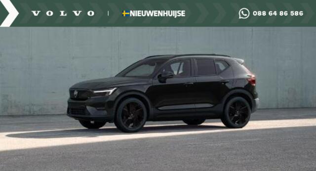 Volvo EX40 Black Edition Recharge Extended Range | Warmtepomp | 20" | Donker glas | Premium Audio