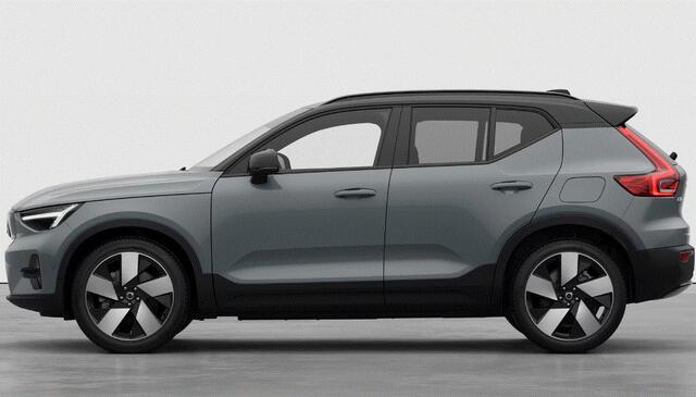 Volvo EX40 252PK Single Motor Extended Range Plus 82 kWh / Lounge pakket / Extra getint glas / Panoramadak / 360 camera / 20'' velgen / Zwart dak