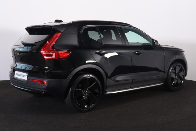 Volvo EX40 Ultra Black Ed. 82 kWh -Panorama/schuifdak - IntelliSafe Assist & Surround - 360º Camera - Harman/Kardon audio - Verwarmde voorstoelen, stuur & achterbank - Parkeersensoren voor & achter - Elektr. bedienb. voorstoelen met geheugen links - Draadloze tel. l