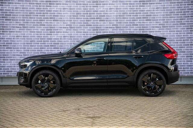 Volvo EX40 Single Motor 70 kWh Plus Black Edition | Pixel LED koplampen | Elektrische stoelverstelling | Warmtepomp | 360 camera | Harman Kardon audio | Stoel- en stuurwielverwarming | LED mistlampen | Getint glas |