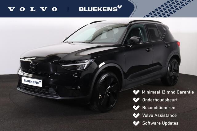 Volvo EX40 Performance Ultra Black Edition 82 kWh - Panorama/schuifdak - IntelliSafe Assist & Surround - 360º Camera - Harman/Kardon audio - Verwarmde voorstoelen, stuur & achterbank - Parkeersensoren voor & achter - Elektr. bedienb. voorstoelen met geheugen links -