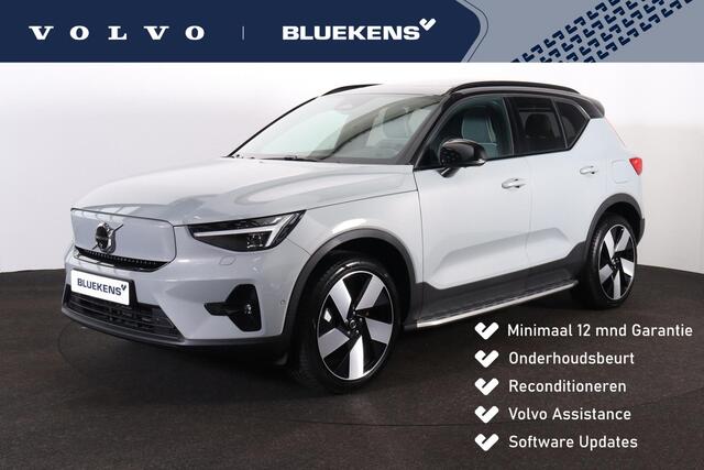 Volvo EX40 Performance Ultra 82 kWh - Panorama/schuifdak - IntelliSafe Assist & Surround - 360º Camera - Harman/Kardon audio - Verwarmde voorstoelen, stuur & achterbank - Parkeersensoren voor & achter - Elektr. bedienb. voorstoelen met geheugen links - Draadloze tel