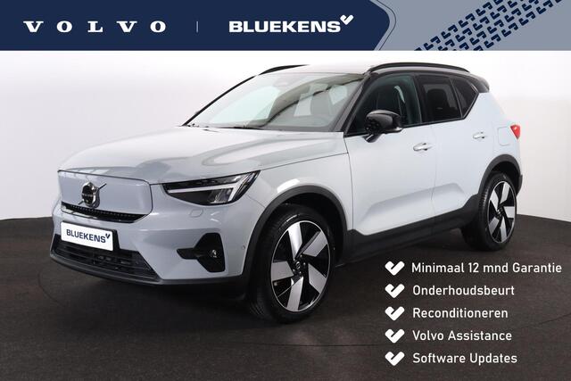 Volvo EX40 Performance Ultra 82 kWh - Panorama/schuifdak - IntelliSafe Assist & Surround - 360º Camera - Harman/Kardon audio - Verwarmde voorstoelen, stuur & achterbank - Parkeersensoren voor & achter - Elektr. bedienb. voorstoelen met geheugen links - Draadloze tel