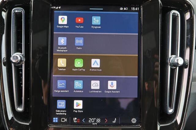 Volvo EX40 Extended Range Ultra 82 kWh - Panorama/schuifdak - IntelliSafe Assist & Surround - 360º Camera - Harman/Kardon audio - Verwarmde voorstoelen & stuur - Parkeersensoren voor & achter - Elektr. bedienb. voorstoelen met geheugen links - Draadloze tel. lader -