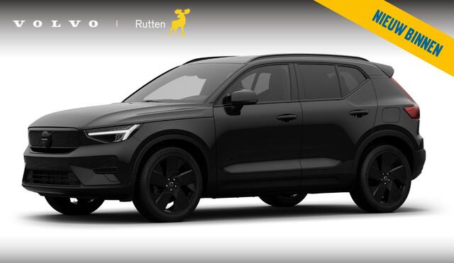 Volvo EX40 Single Ext. Range Plus Black Ed. Europa / Elektrische stoelen / Panoramadak / Panoramadak / Apple Carplay / Android Auto / Harman kardon audio / Adaptive cruise control / Pilot assist / Lichtmetalen velgen /