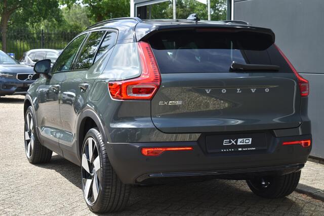 Volvo EX40 Single Motor Extended Range Ultra Europa 82 kWh | Harman Kardon Premium Sound | 360 graden Camera | Panoramisch Schuif-/Kanteldak | Elektrische stoelen voor | Memory bestuurdersstoel | Pilot Assist | Adaptieve Cruise Control | 20 inch Lichtmetalen Velgen