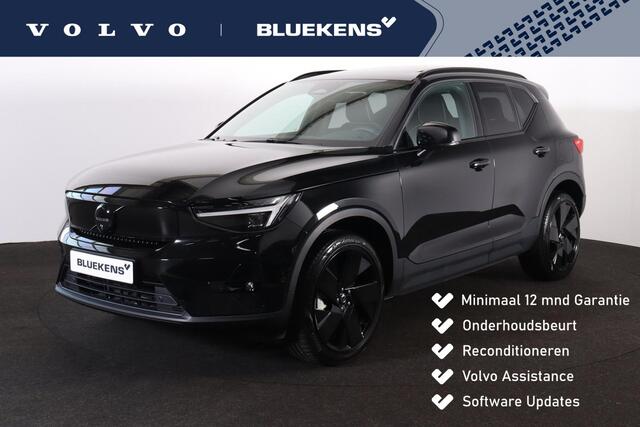 Volvo EX40 Performance Ultra Black Edition 82 kWh - Panorama/schuifdak - IntelliSafe Assist & Surround - 360º Camera - Harman/Kardon audio - Verwarmde voorstoelen, stuur & achterbank - Parkeersensoren voor & achter - Elektr. bedienb. voorstoelen met geheugen links -