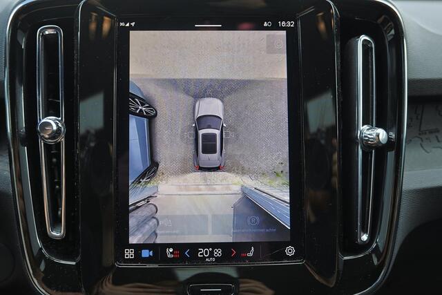 Volvo EX40 Extended Range Plus 82 kWh - IntelliSafe Assist & Surround - 360º Camera - Verwarmde voorstoelen, stuur & achterbank - Parkeersensoren voor & achter - Elektr. bedienb. bestuurdersstoel met geheugen - Draadloze tel. lader - Warmtepomp - Extra getint glas -