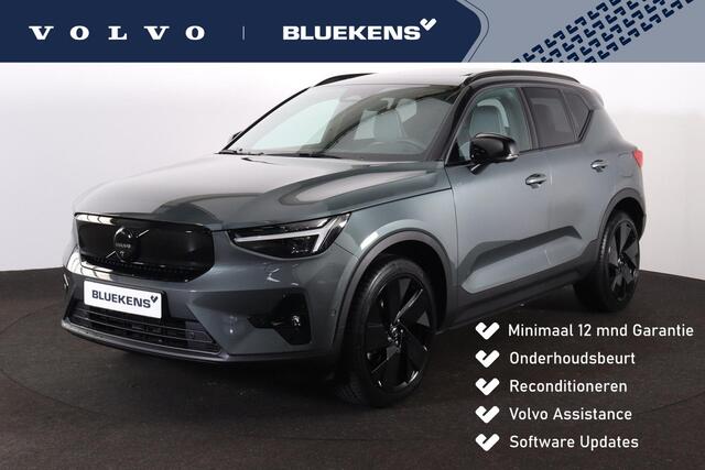 Volvo EX40 Performance Ultra 82 kWh - Panorama/schuifdak - IntelliSafe Assist & Surround - 360º Camera - Harman/Kardon audio - Adaptieve LED koplampen - Verwarmde voorstoelen, stuur & achterbank - Parkeersensoren voor & achter - Elektr. bedienb. voorstoelen met gehe