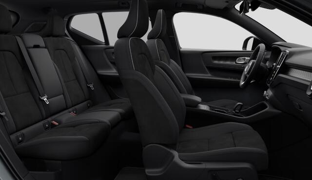 Volvo EX40 Twin Motor Performance Ultra Europa 82 kWh | Harman Kardon audio | 20" | Schuif-/kanteldak | Getint Glas | Elektrische stoelverstelling | Nubuck bekleding | Adaptive Cruise Control | Dodehoekdetectie |