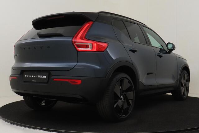 Volvo EX40 SINGLE MOTOR EXT. RANGE ULTRA BLACK EDITION EUROPA *FULL OPTIONS!* -PANO.DAK|HARMAN/KARDON|PIXEL.LED|360°CAM|POWER-SEATS|PRIVACY.GLAS|20"|SoH:100%