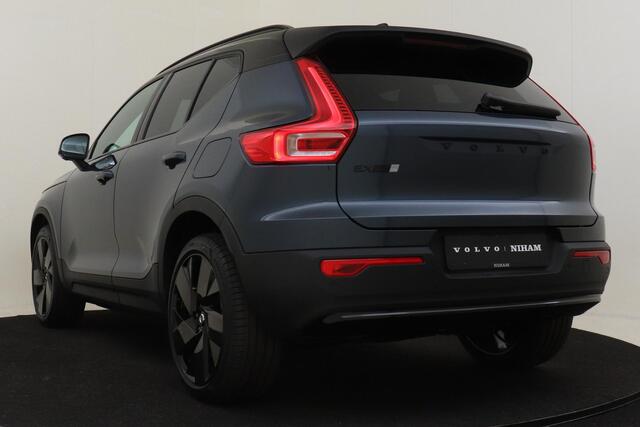 Volvo EX40 SINGLE MOTOR EXT. RANGE ULTRA BLACK EDITION EUROPA *FULL OPTIONS!* -PANO.DAK|HARMAN/KARDON|PIXEL.LED|360°CAM|POWER-SEATS|PRIVACY.GLAS|20"|SoH:100%