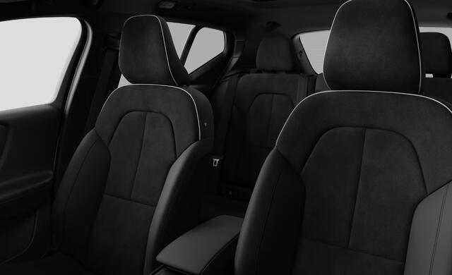 Volvo EX40 Single Motor Extended Range Ultra Black Edition | Europa Edition | Google | Long Range | Harman Kardon Audio | 20" Lichtmetalen Velgen | Panoramadak | Getint Glas | Elektrische Stoelen | Nubuck Bekleding | Adaptieve Cruise Control | Dodehoekdetectie | Zitverlenging | Keyless | Warmtepomp