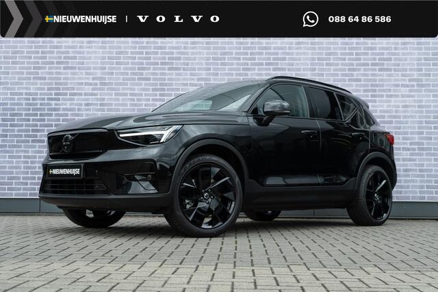 Volvo EX40 Single Motor Extended Range Plus Black Ed. 82 kWh | Warmtepomp | Pixel LED Koplampen | Harman Kardon Audio | 360 Graden Camera | Navigatie Google Maps | Cruise Control Adaptief | BLIS | Stoelverwarming | Lichtmetalen Velgen 20 inch