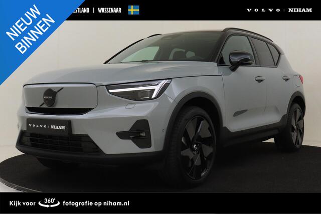 Volvo EX40 TWIN MOTOR ULTRA BLACK EDITION EUROPA 82 kWh -PANO.DAK|HARMAN/KARDON|360°CAM|LIGHTING|POWER-SEATS|PRIVACY.GLAS|20"|SoH:100%