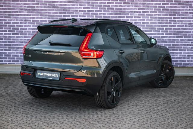 Volvo EX40 Single motor Ext. Range Ultra Europa Black Edition | Getint glas | Nubuck | Panoramadak | Harman/Kardon | Stoelverwarming voor + achter | Keyless Entry/Start | 20" Velgen |