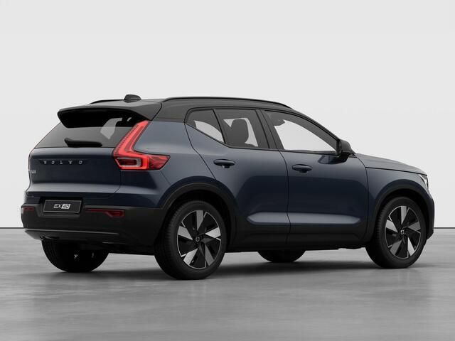 Volvo EX40 Single Motor Extended Range Plus Europa 82 kWh Dak Hoogglans zwart, extra getint glas