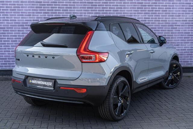 Volvo EX40 Single Motor Extended Range Ultra Black Edition Europa | Google | Long Range | Harman Kardon Audio | 20" Lichtmetalen Velgen | Panoramadak | Getint Glas | Elektrische Stoelverstelling | Nubuck Bekleding | Adaptive Cruise Control | Dodehoekdetectie | 360 Camera | Zitverlenging | Elek. Achterklep | Keyless