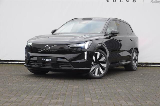 Volvo EX90 408PK Automaat Twin Motor Ultra / Panoramadak / Luchtvering / Head-up display / Stoelverwarming en stuurwielverwarming / Massagestoelen / Memory seats / Adaptive cruise control / 360 Camera / elektrische achterklep