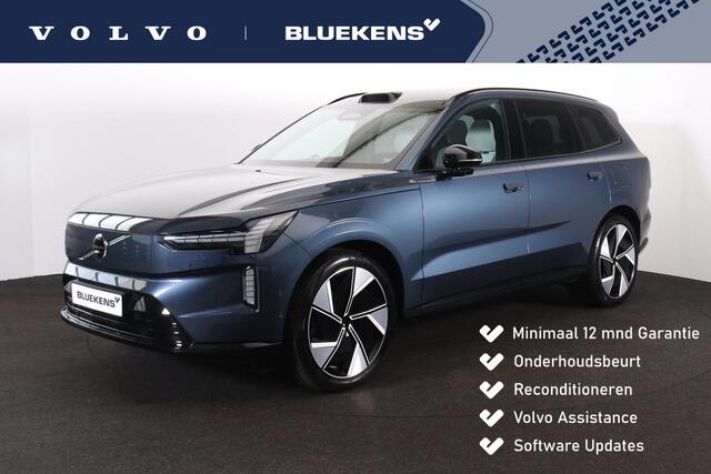 Volvo EX90 Performance Ultra 7p. 111 kWh - Luchtvering - Panoramadak - IntelliSafe Assist & Surround - 360º Camera - Bowers & Wilkins audo - Verwarmde voorstoelen, stuur & achterbank - Parkeersensoren voor & achter - Head up display - Extra getint glas - Inklapbare 