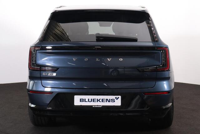 Volvo EX90 Performance Ultra 7p. 111 kWh - Luchtvering - Panoramadak - IntelliSafe Assist & Surround - 360º Camera - Bowers & Wilkins audo - Verwarmde voorstoelen, stuur & achterbank - Parkeersensoren voor & achter - Head up display - Extra getint glas - Inklapbare 