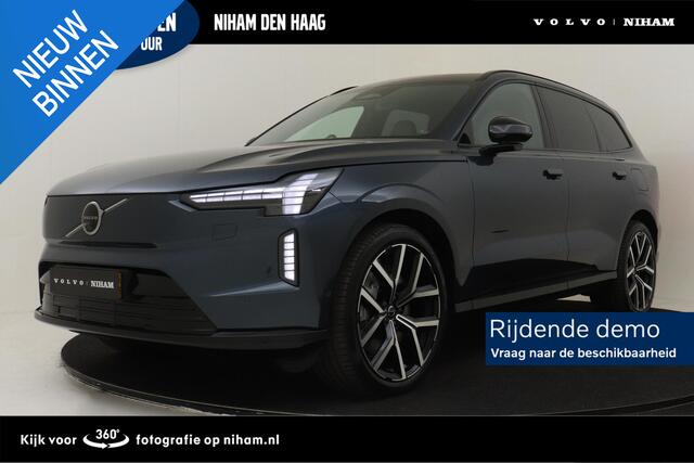 Volvo EX90 TWIN MOTOR PERFORMANCE ULTRA 6P. 106 kWh *800V!* -PANO.DAK|BOWERS&WILKINS|GEVENT.LEDER+MASSAGE|PILOT|LUCHTVERING|PRIVACY.GLAS|360°CAM|HEAD-UP DISP.|22"