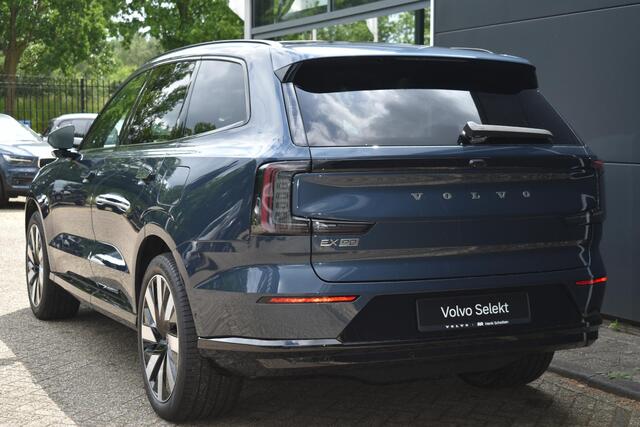 Volvo EX90 Single Motor Plus 7p. 92 kWh | 800 Volt | Stoelventilatie | Stoel-/Stuurwielverwarming | 21 inch Aero Velgen | BLIS | Adaptieve Cruise Control | Pilot Assist | 360 graden Camera | Bose Premium Sound | Elektrisch verstelbare Voorstoelen | 7 Seater |
