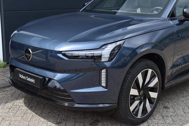 Volvo EX90 Single Motor Plus 7p. 92 kWh | 800 Volt | Stoelventilatie | Stoel-/Stuurwielverwarming | 21 inch Aero Velgen | BLIS | Adaptieve Cruise Control | Pilot Assist | 360 graden Camera | Bose Premium Sound | Elektrisch verstelbare Voorstoelen | 7 Seater |