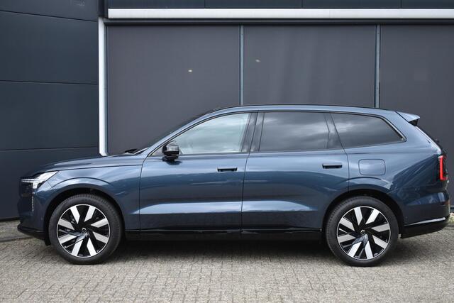 Volvo EX90 Single Motor Plus 7p. 92 kWh | 800 Volt | Stoelventilatie | Stoel-/Stuurwielverwarming | 21 inch Aero Velgen | BLIS | Adaptieve Cruise Control | Pilot Assist | 360 graden Camera | Bose Premium Sound | Elektrisch verstelbare Voorstoelen | 7 Seater |