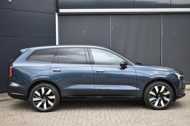 Volvo EX90 Single Motor Plus 7p. 92 kWh | 800 Volt | Stoelventilatie | Stoel-/Stuurwielverwarming | 21 inch Aero Velgen | BLIS | Adaptieve Cruise Control | Pilot Assist | 360 graden Camera | Bose Premium Sound | Elektrisch verstelbare Voorstoelen | 7 Seater |