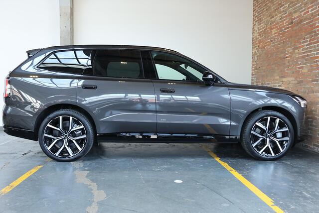 Volvo EX90 Twin Motor Ultra 7p. 106 kWh | Elektrochromatisch panoramadak | Bowers & Wilkins Premium Audio | Luchtvering en automatische niveauregeling | 22" 5-Y Spaaks Glossy Black Diamond Cut velgen | Nappaleer met ventilatie | Parkeersensoren voor + achter | Pilot Assist | 360° Parkeercamera
