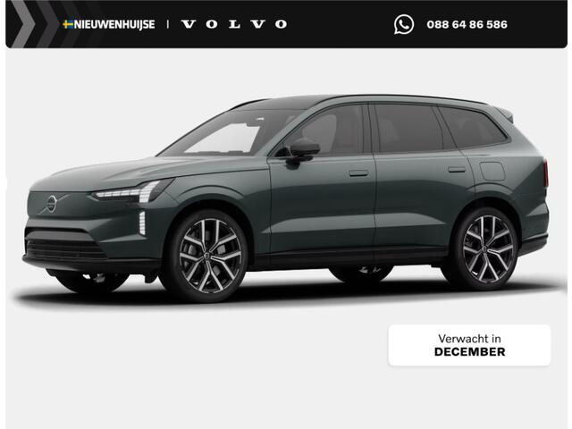 Volvo EX90 Twin Motor Ultra Executive Edition 7p. 106 kWh | 7-Zits | Google | Luchtvering| Stoelverwarming Voor + Achter | Panoramadak | Head-Up Display | Getint Glas | Bowers & Wilkins Audio | Adaptieve Cruise Control | Massage | Keyless | Stuurverwarming | Pilot Assist | Elek. Achterklep | 22 Inch Glossy Black Diamond Lichtmetalen Velgen